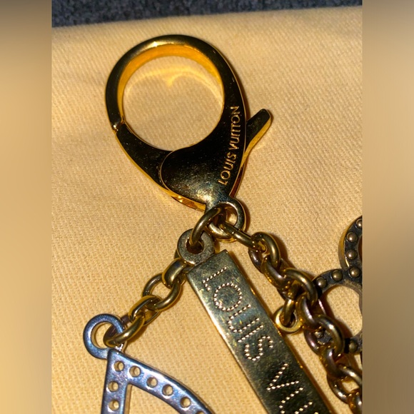 AUTHENTIC LOUIS VUITTON TAPAGE KEYCHAIN - BAG CHARM WITH DUSTBAG - Picture 7 of 10